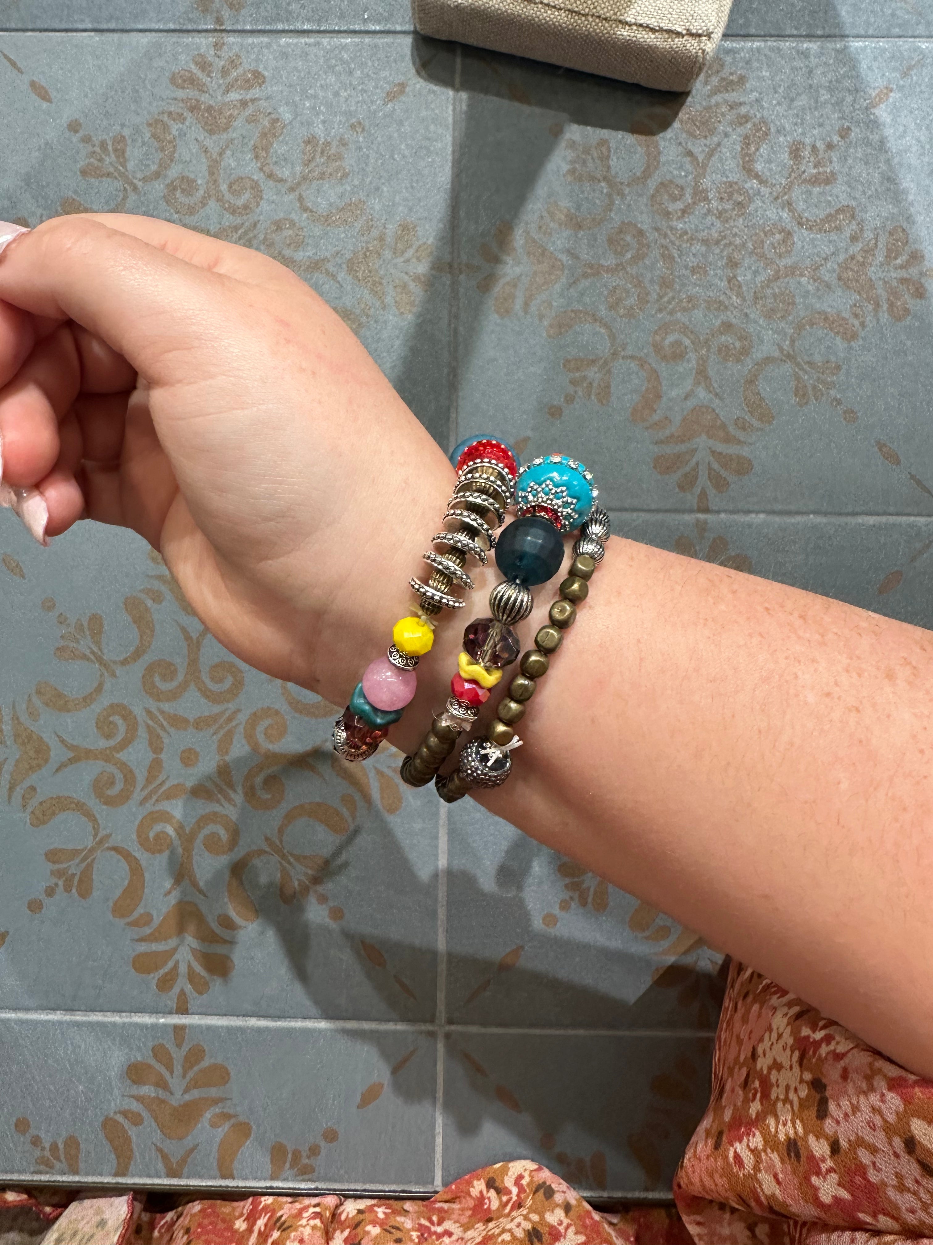 Multicolored Bracelet Set