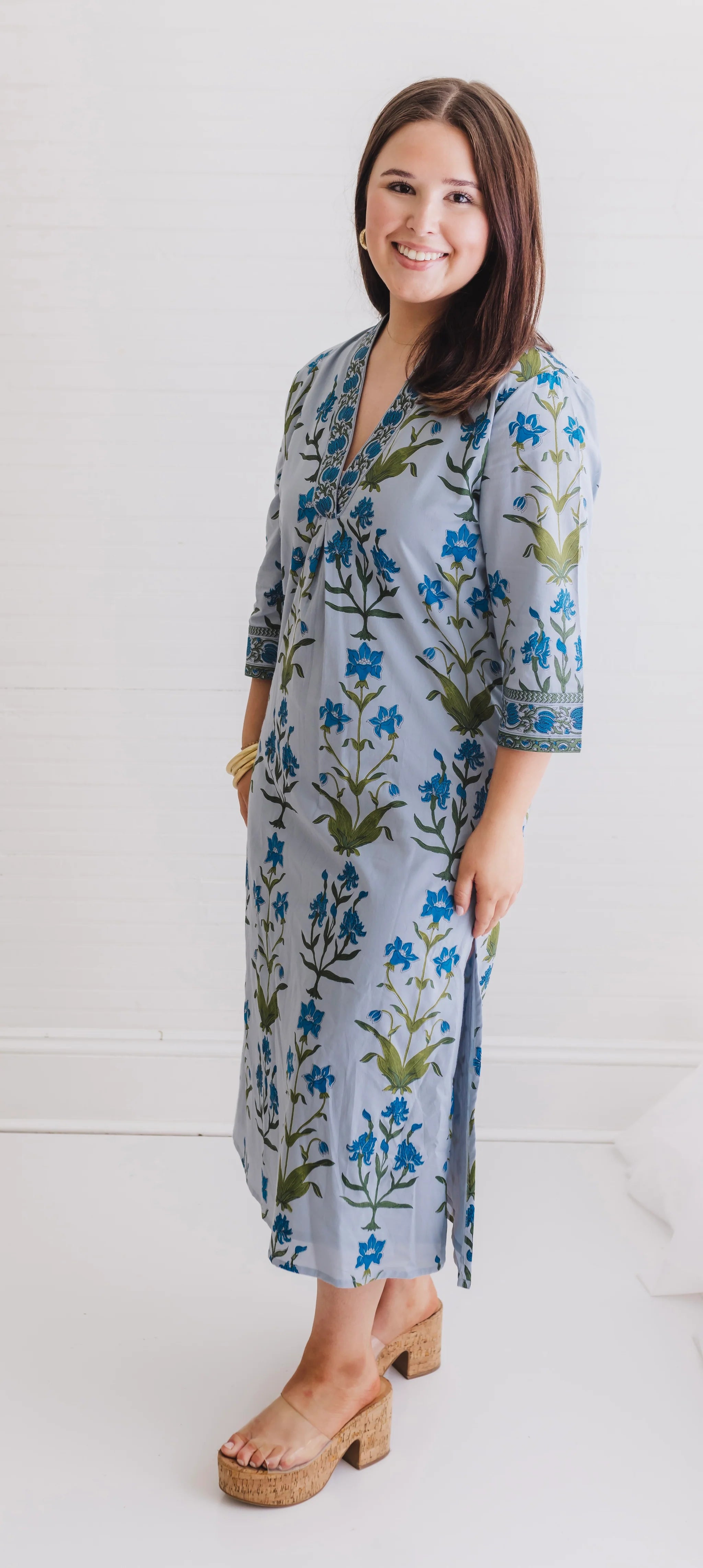 Iris Floral Maxi Dress
