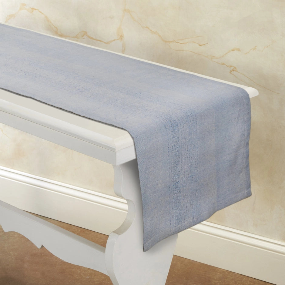 Juniper Berry Tablecloth, Handwoven Cotton