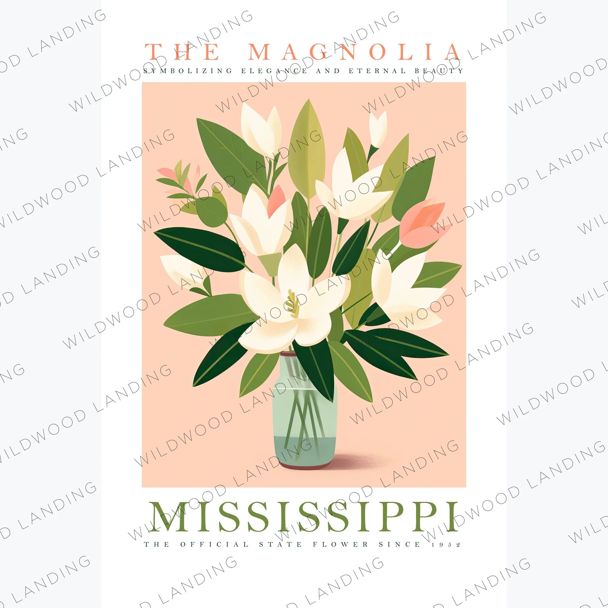 Mississippi Flower with Fringe Towel