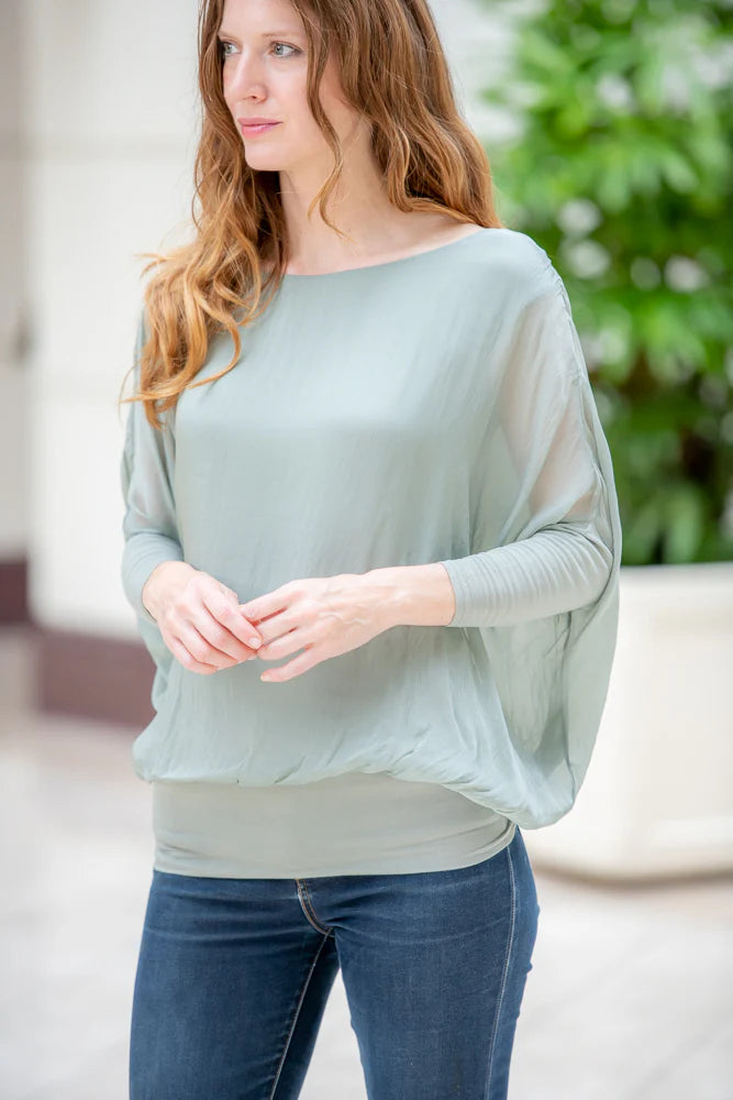 Cassandra Silk Top
