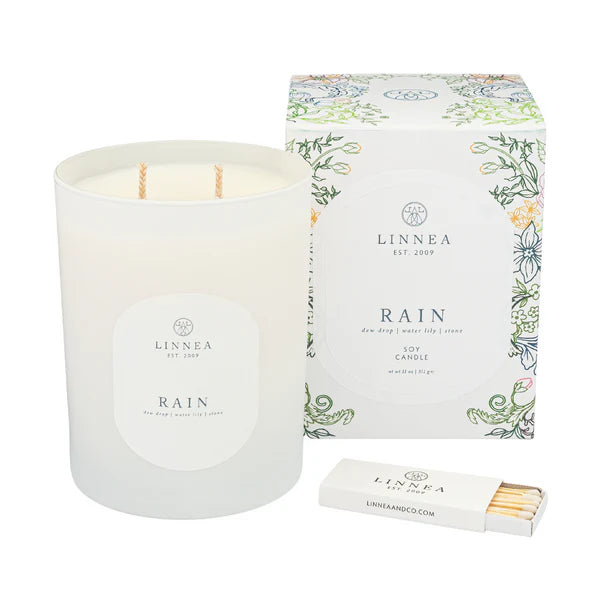 Rain Large 2-wick Candle