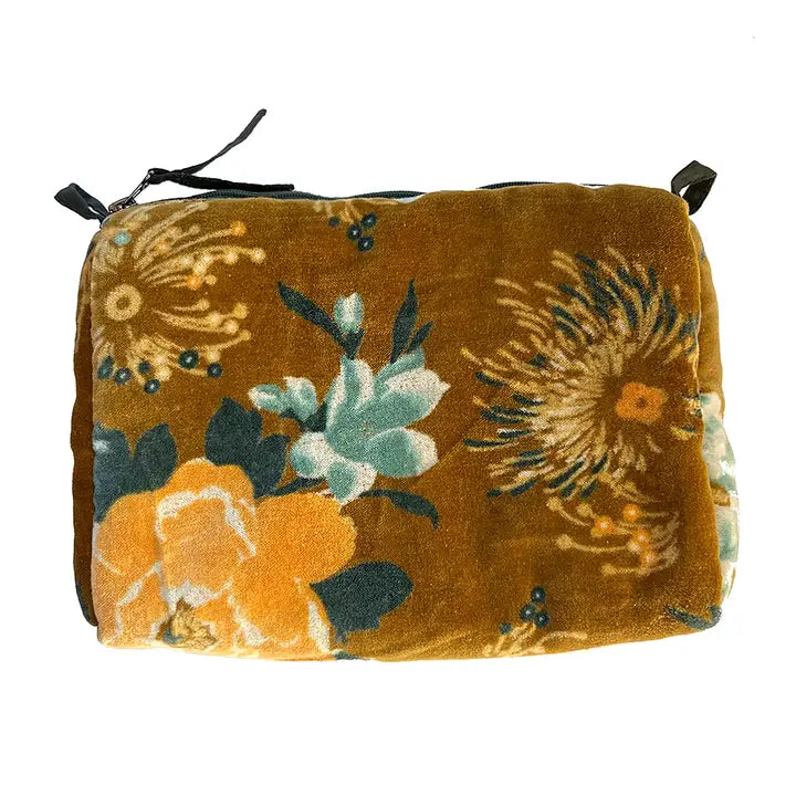 Rome Velvet Pouch Fuji Gold