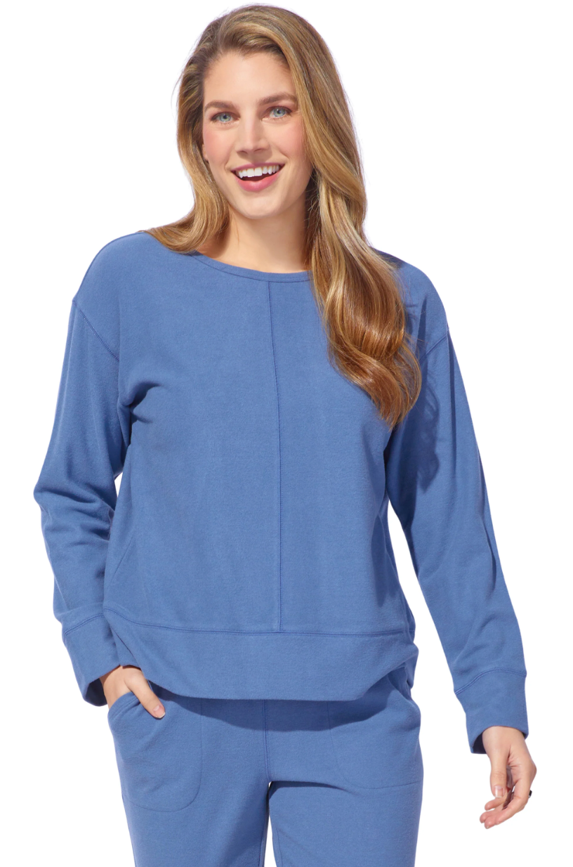 Butter Rib Knit Snuggly Pullover