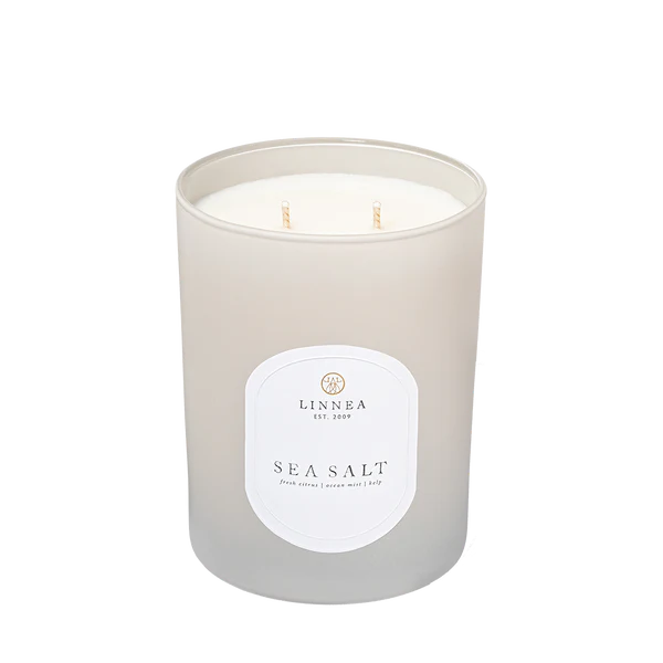Sea Salt Large 2-wick Candle