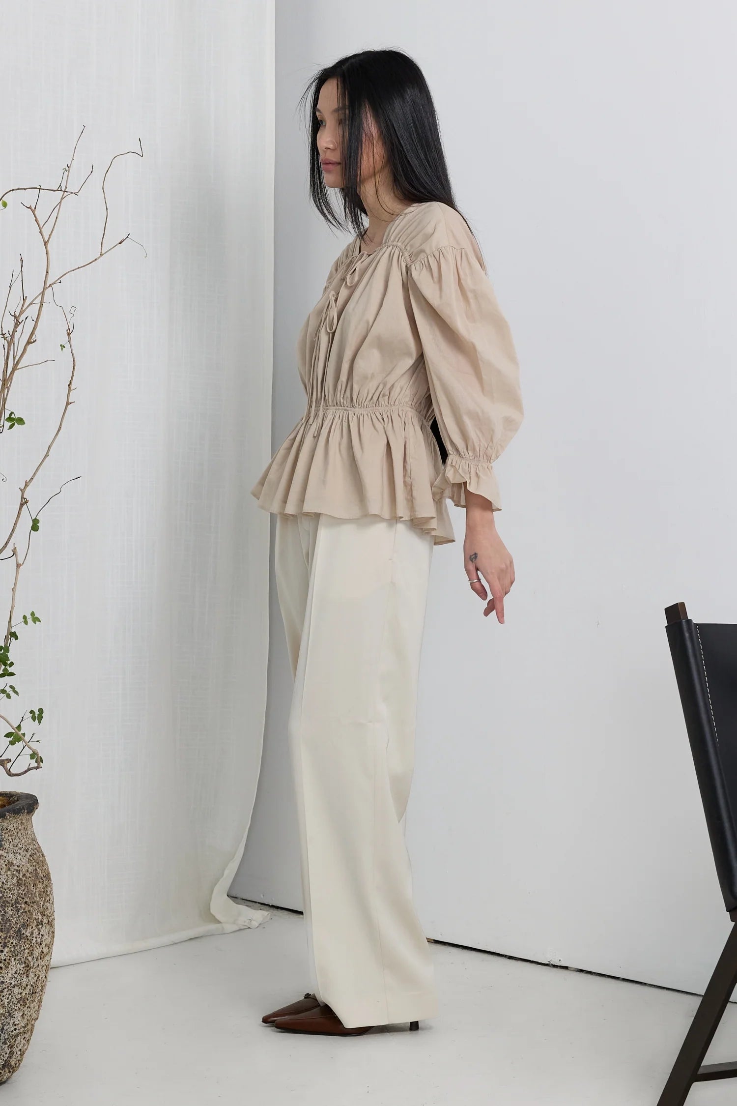 Feminine Cotton Blouse