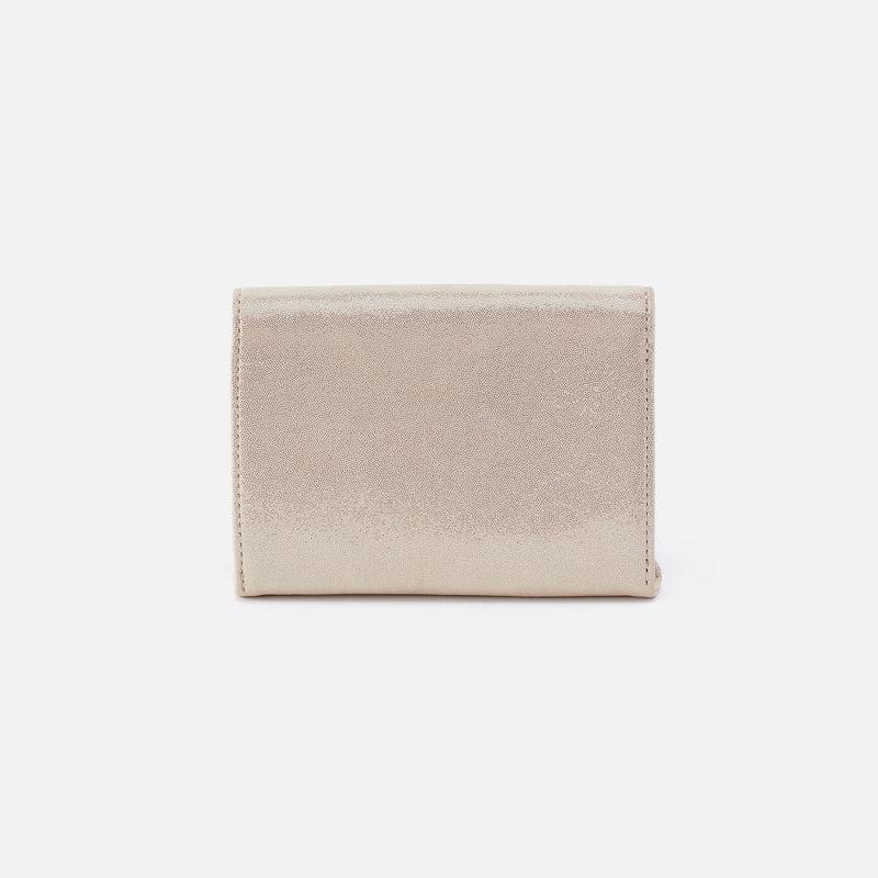 Sand Shimmer Compact Wallet