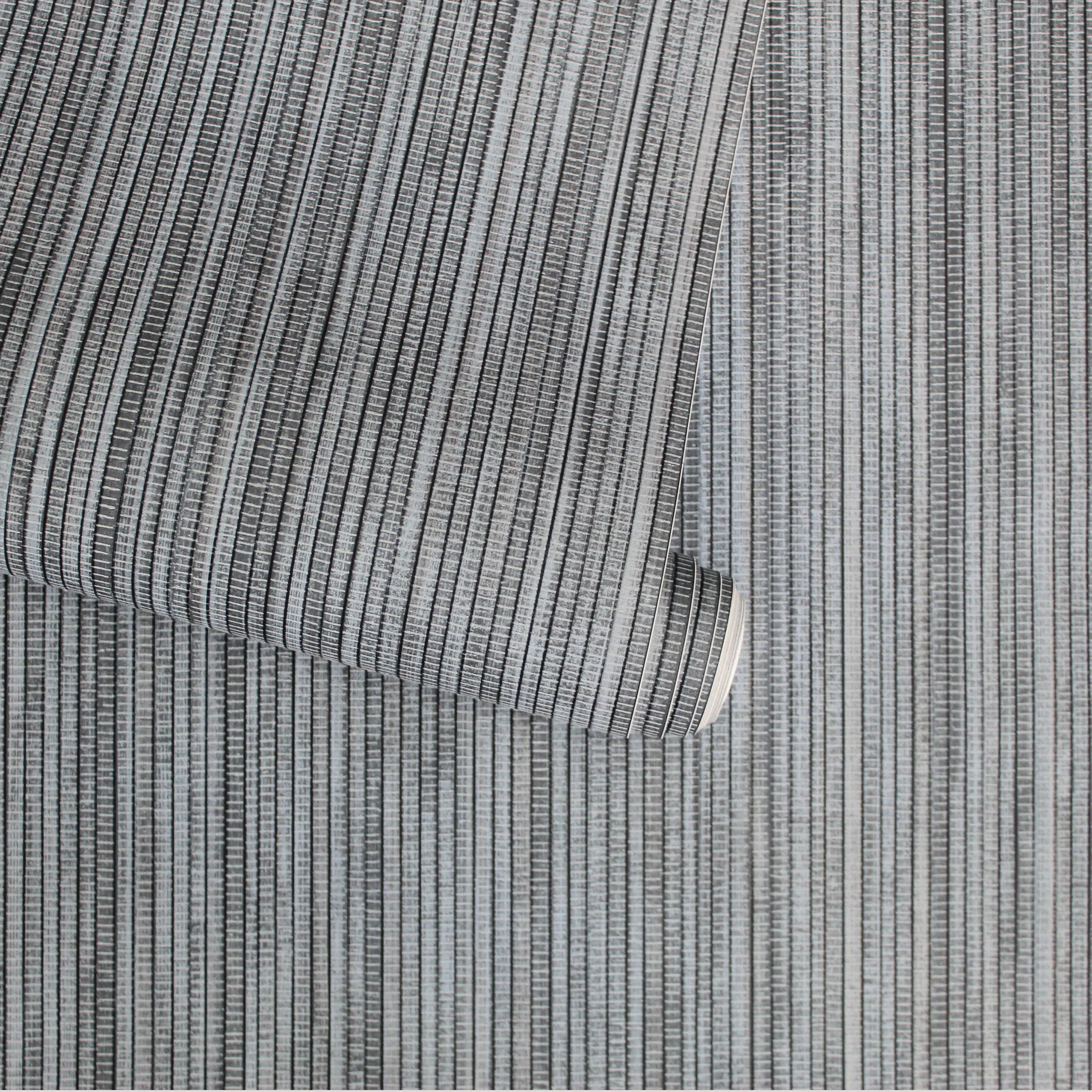 Grasscloth Chambray Peel and Stick Wallpaper, 28 sq. ft.