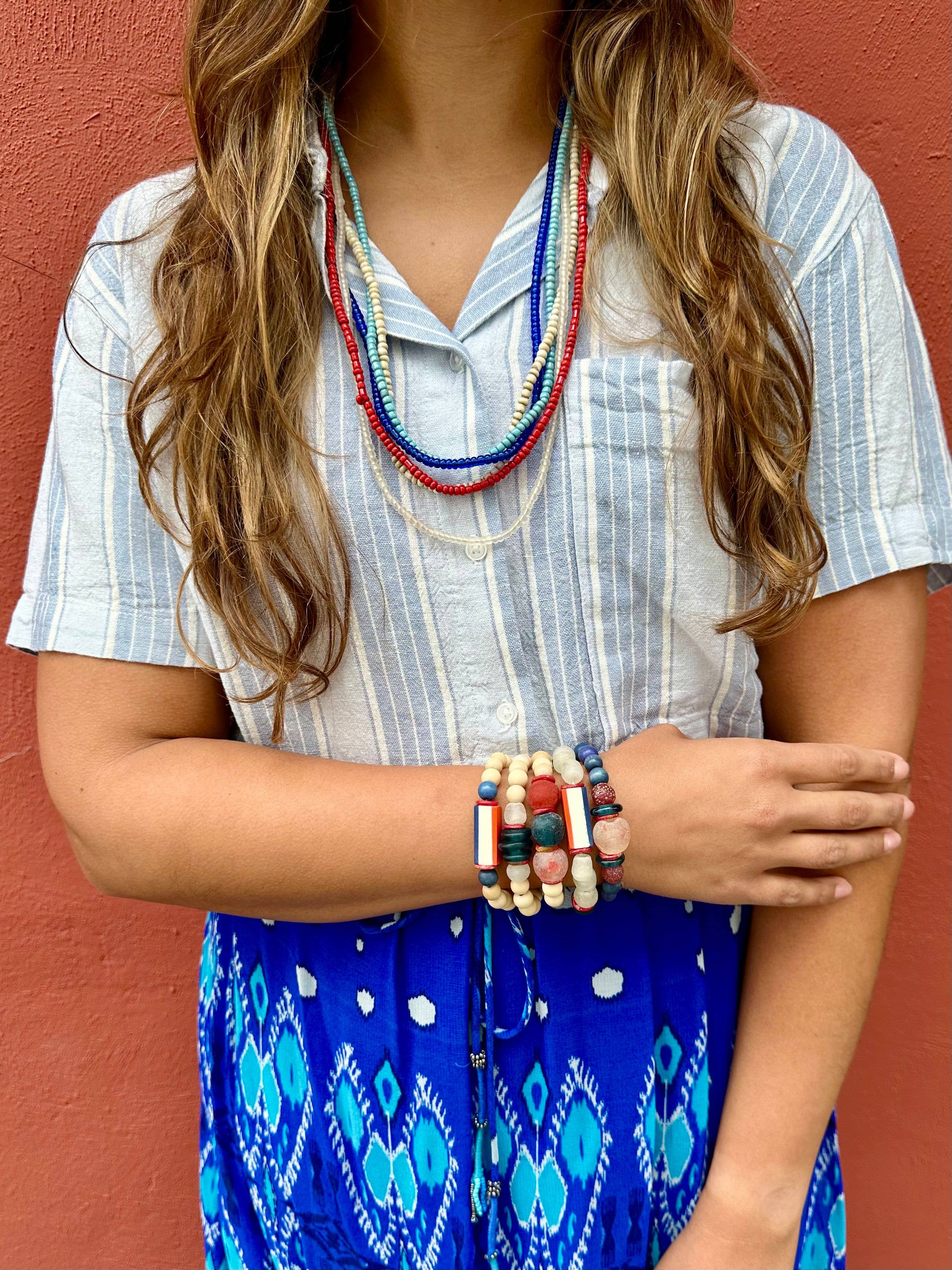 Trio Stack Bracelet Set | Americana