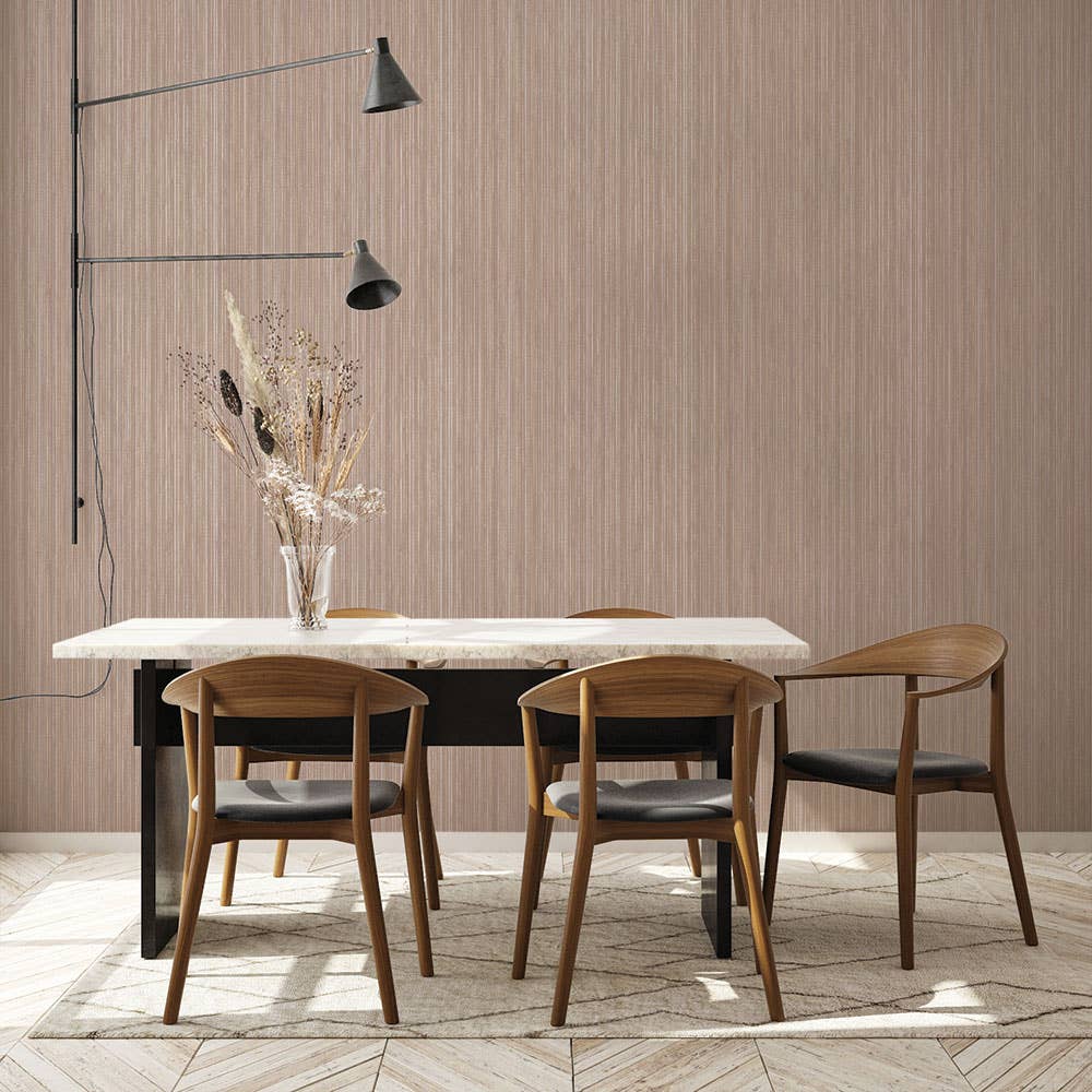 Grasscloth Neutral Peel and Stick Wallpaper, 28 sq. ft.