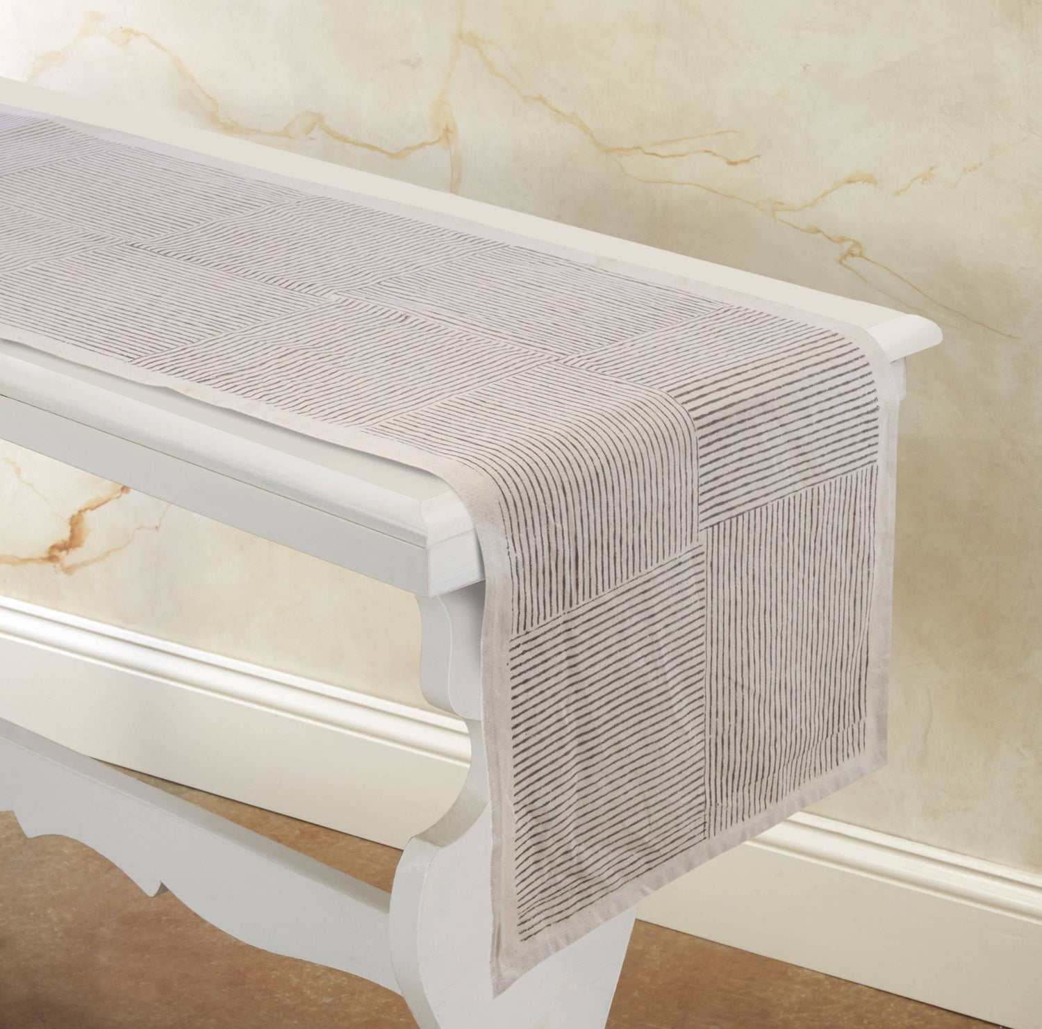 Villa Runner, Hand Block Printed Cotton