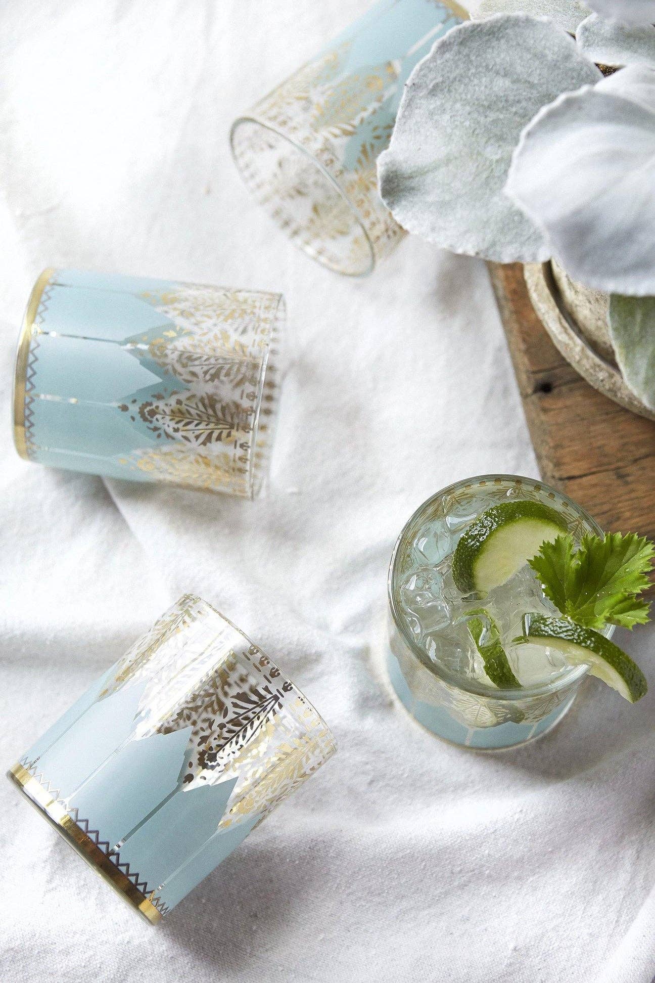 Aquarius Rocks Glass