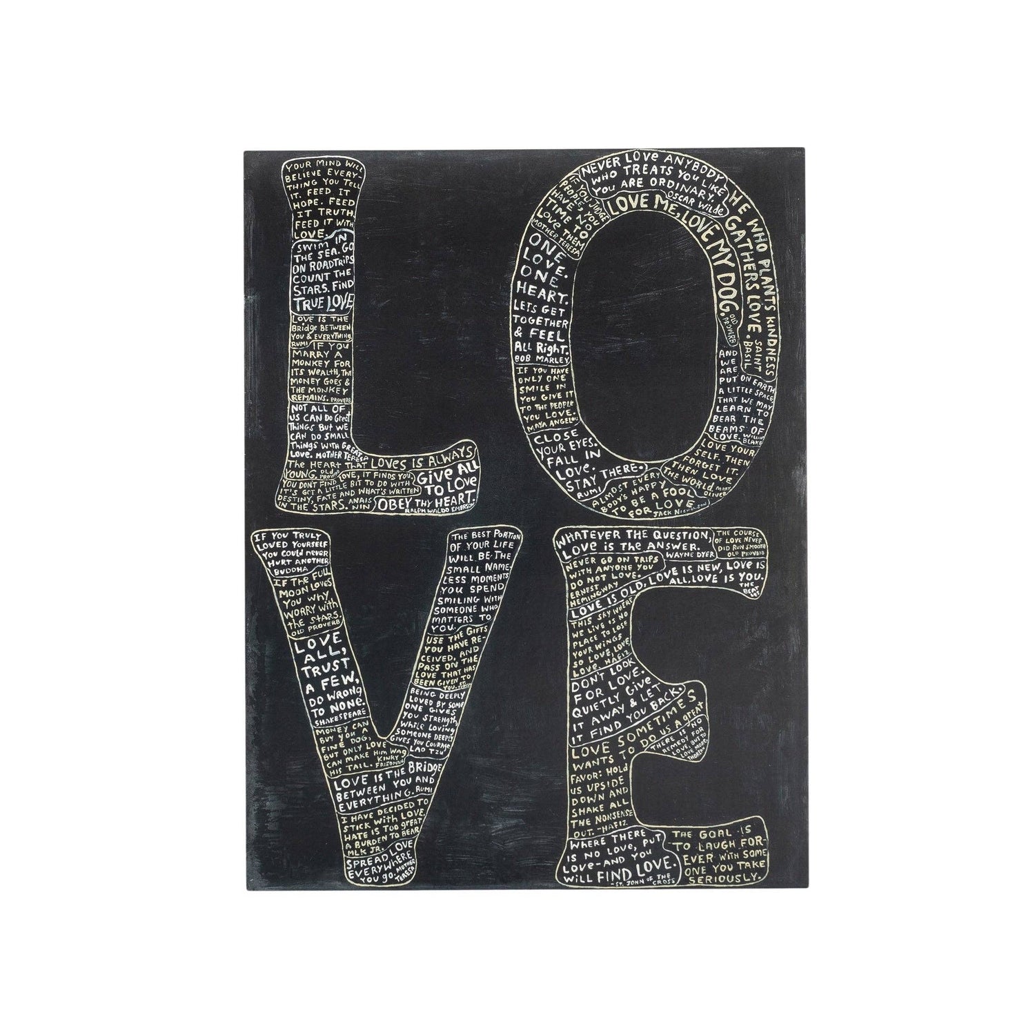 L-O-V-E Art Poster