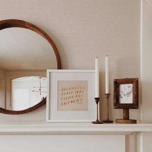 Burlap Linen Peel and Stick Wallpaper, 28 sq. ft.