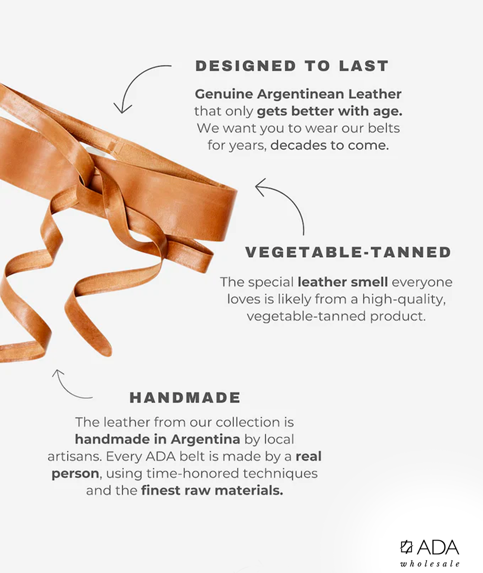 Wrap Belt - Caramel - OS