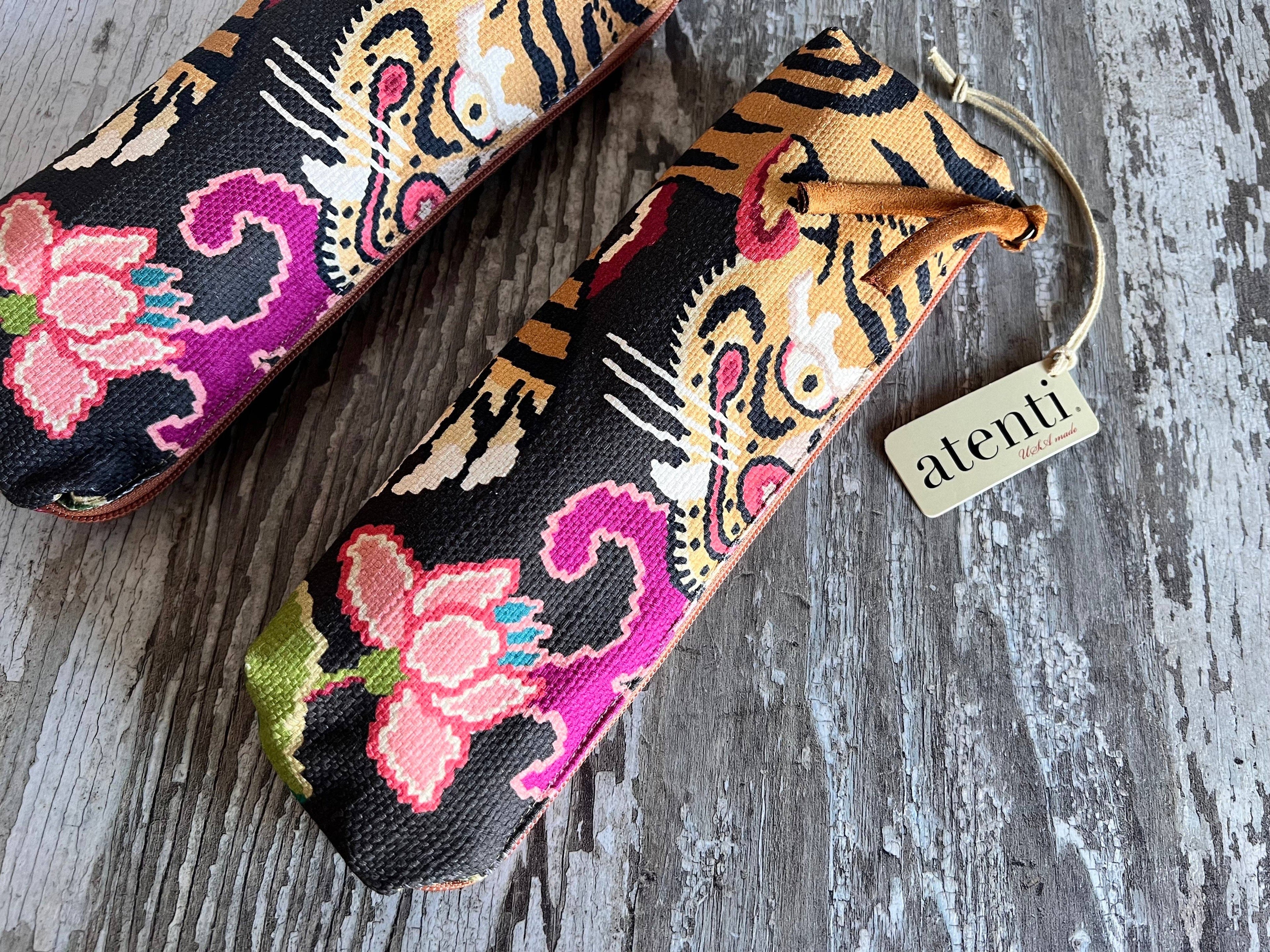 Tiger Floral Pouch