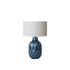 Ceramic Table Lamp & Linen Shade & Inline Switch (Each One Will Vary)