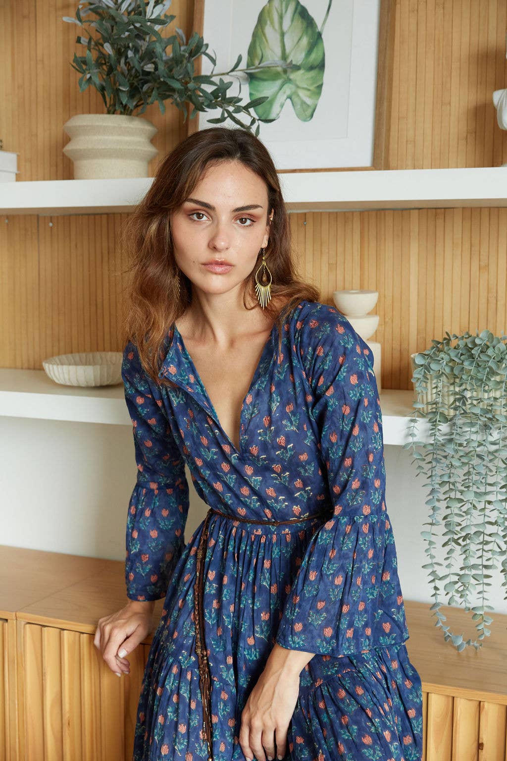 Block Printed Dress (Zahava)