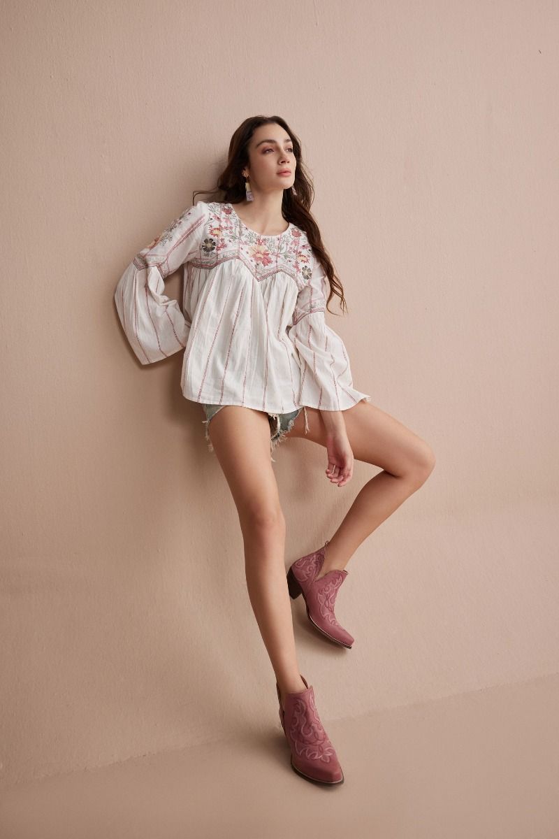 Cheree Floral Delight Free Flowing Top