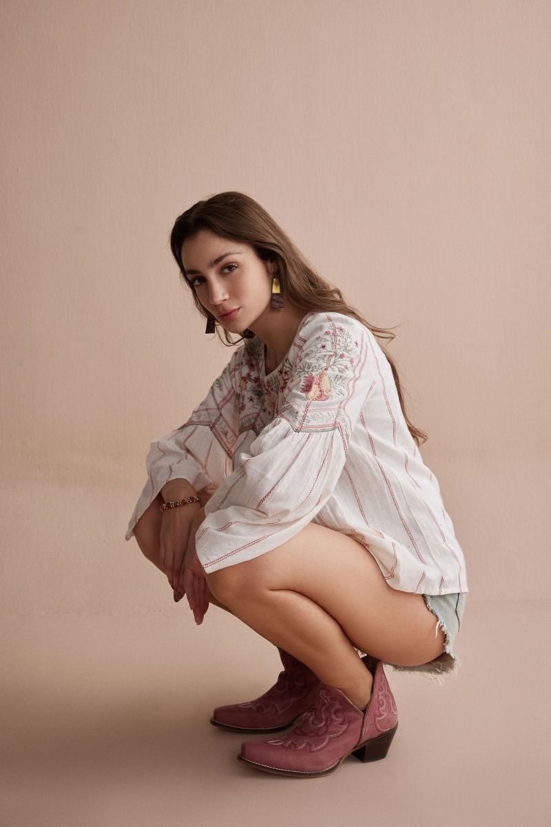 Cheree Floral Delight Free Flowing Top