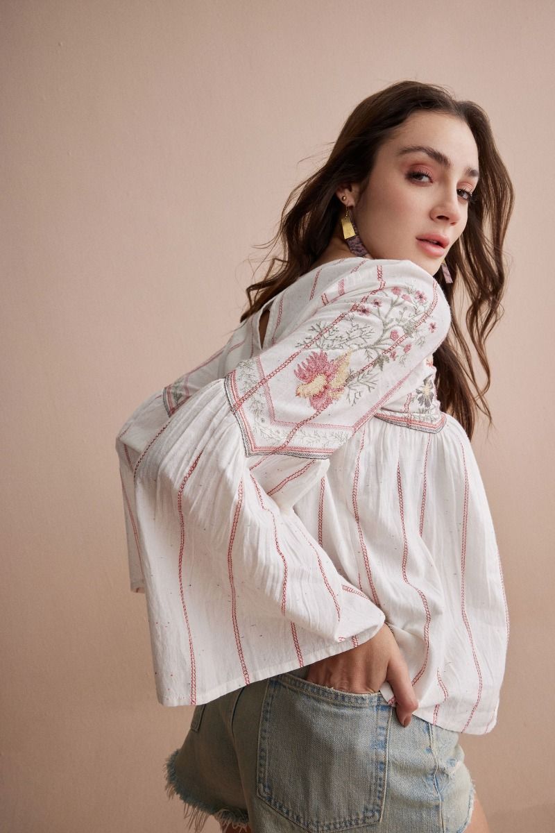Cheree Floral Delight Free Flowing Top