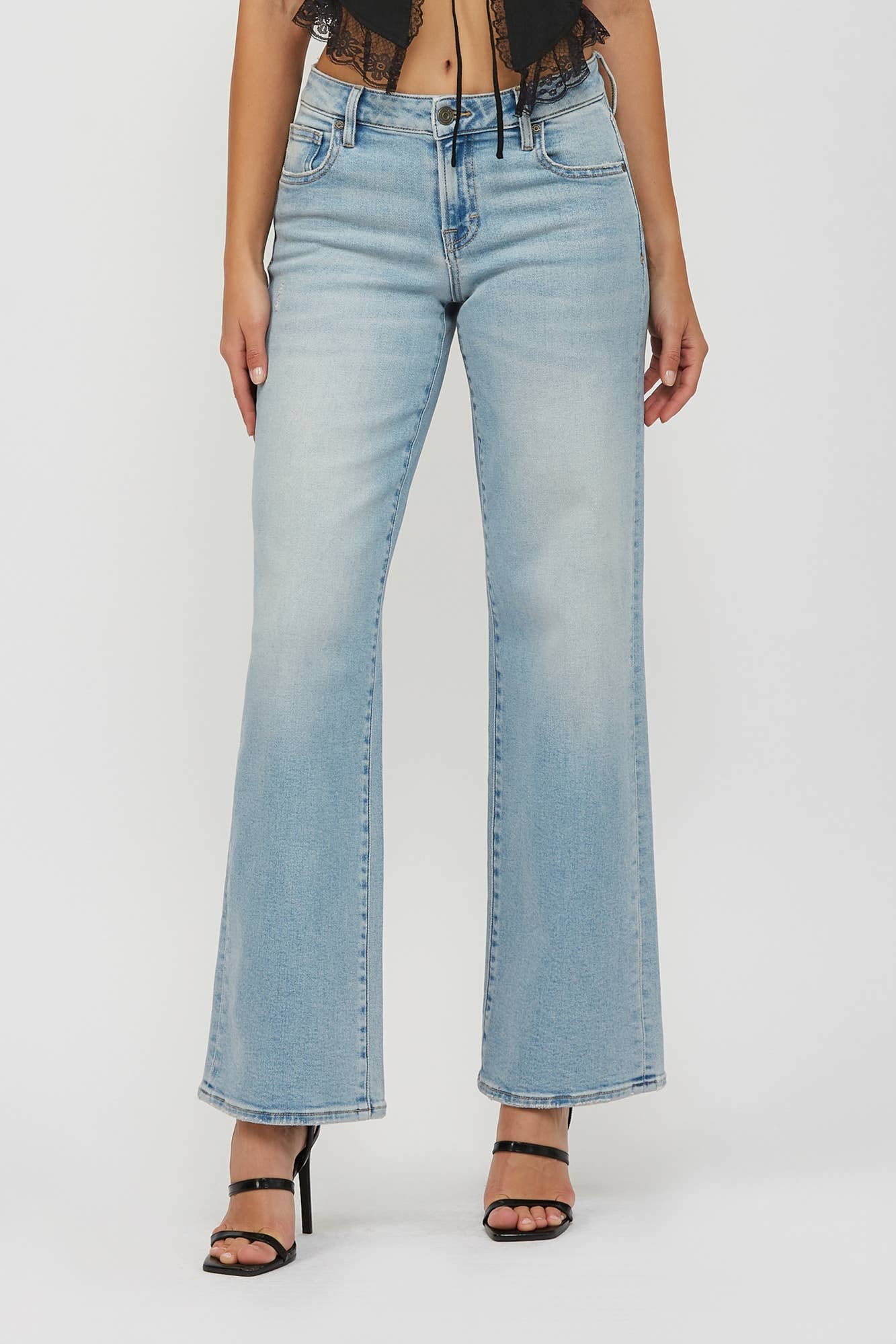 Light Wash Clean Low Rise Dad Jean