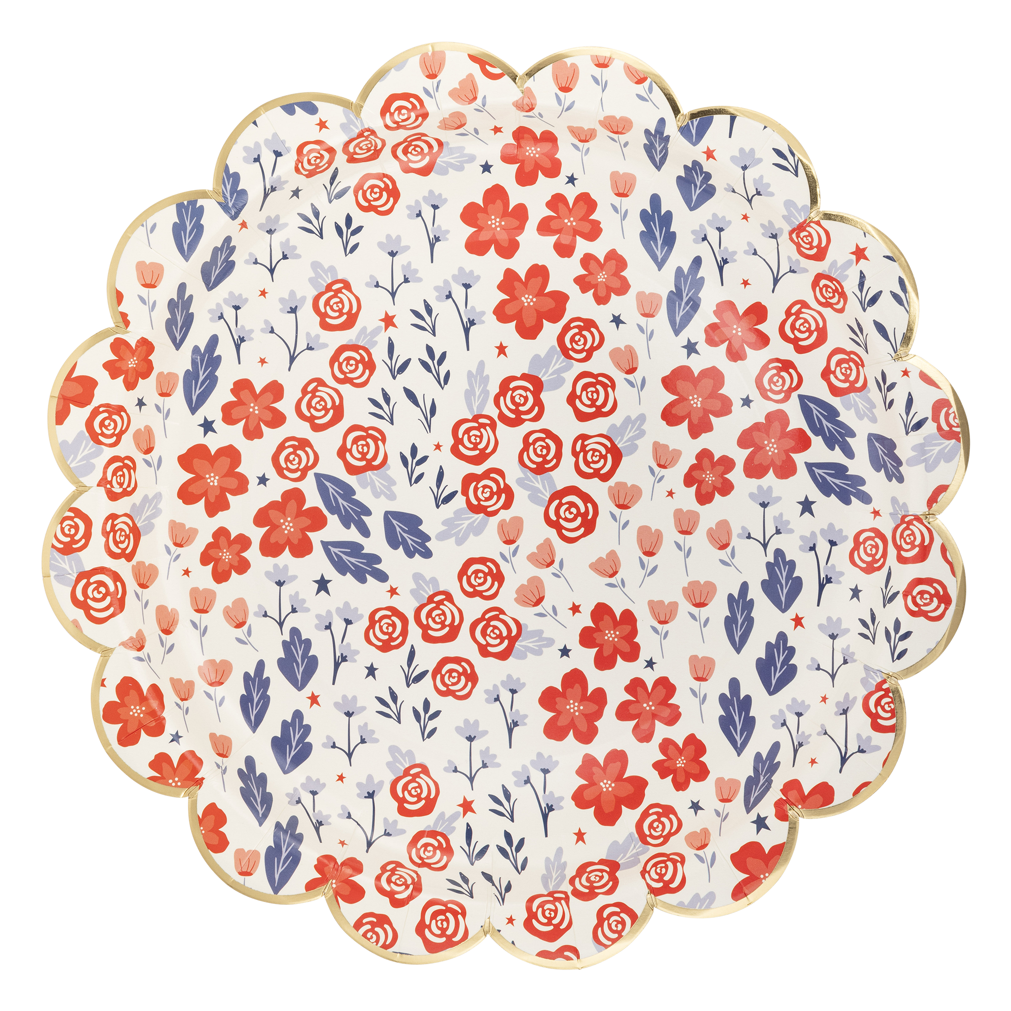 Patriotic Scatter Paper Plate