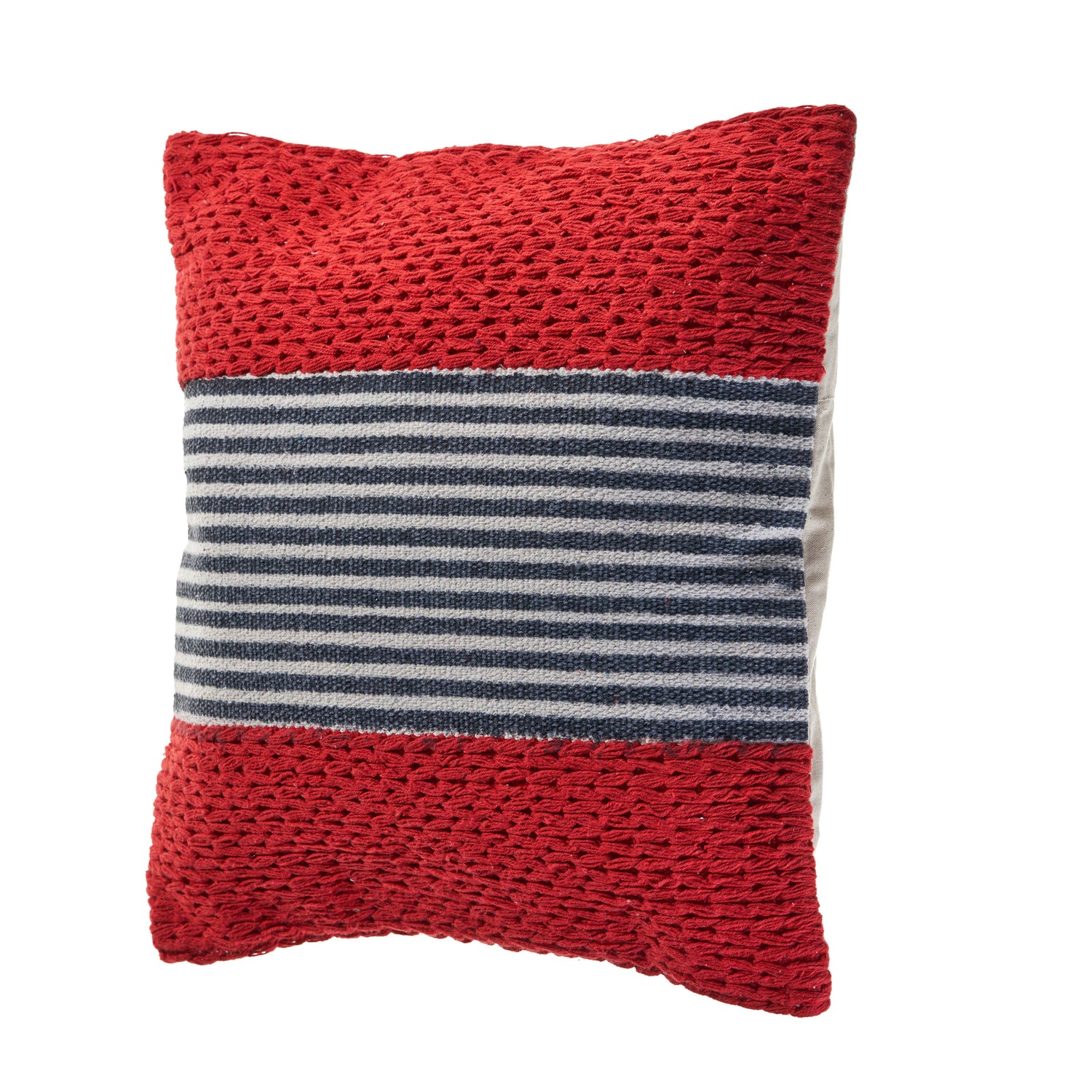 Nautical Striped Throw Pillow
