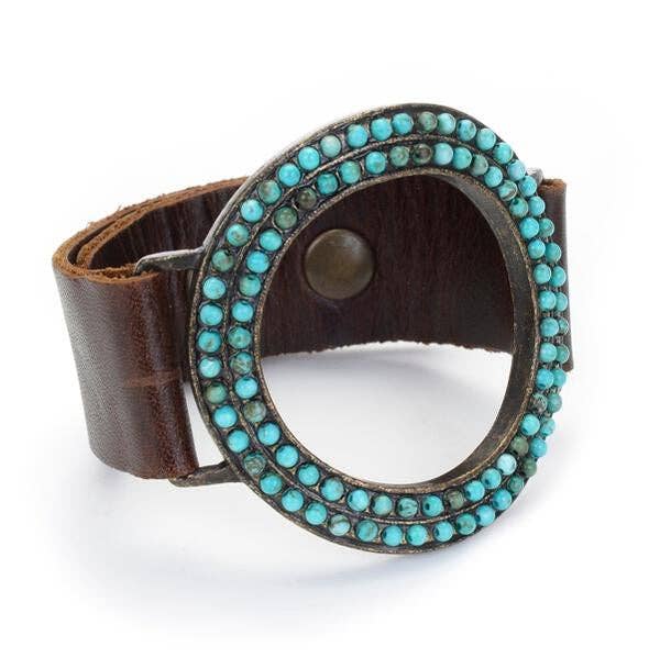 Open Circle Beaded Bracelet
