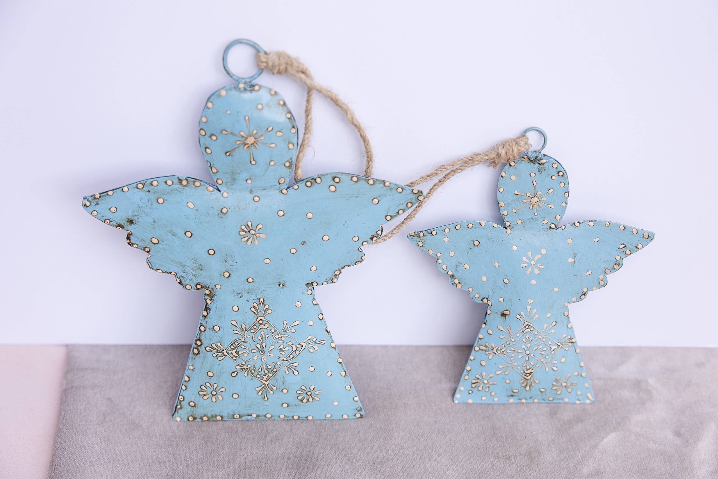 Small Blue Hanging Easter Angel