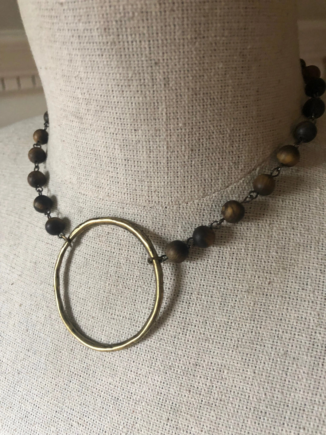 Full Circle Stone Stunner Necklace