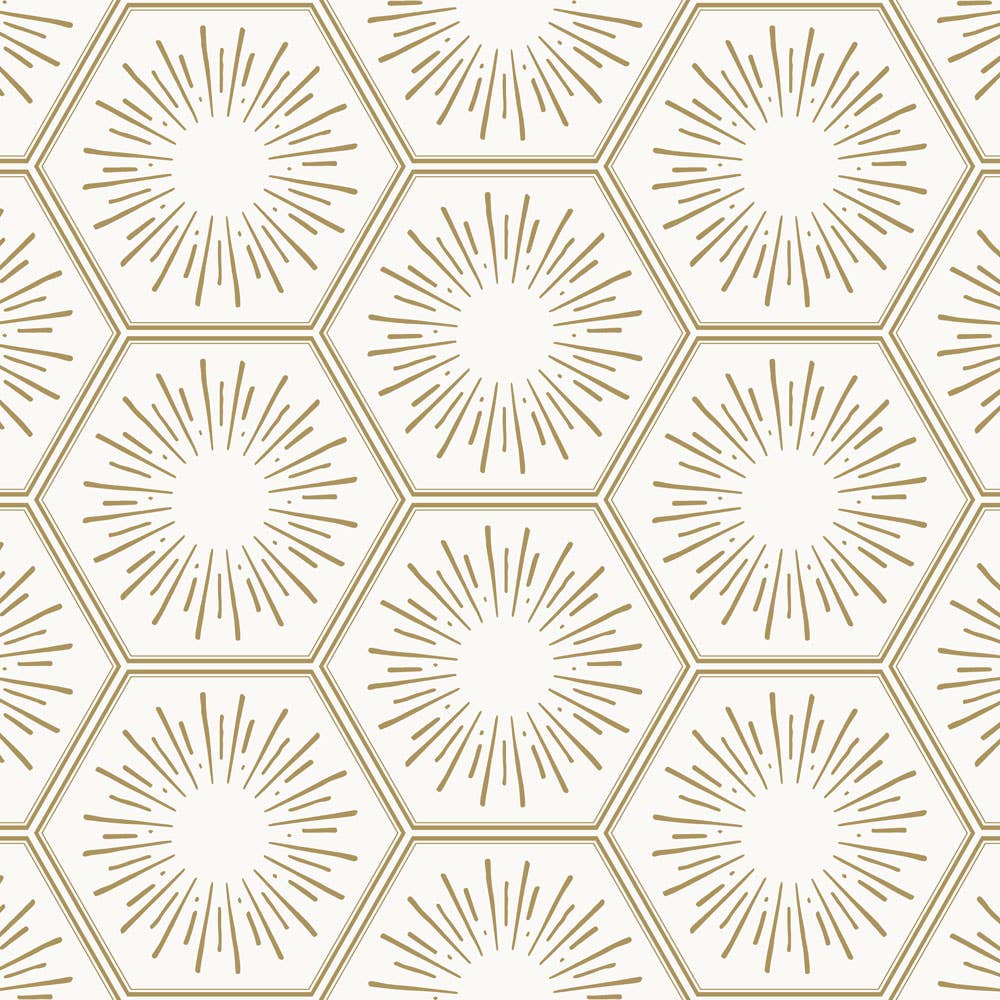 Hello Sunshine Gold Peel and Stick Wallpaper, 28 sq. ft.