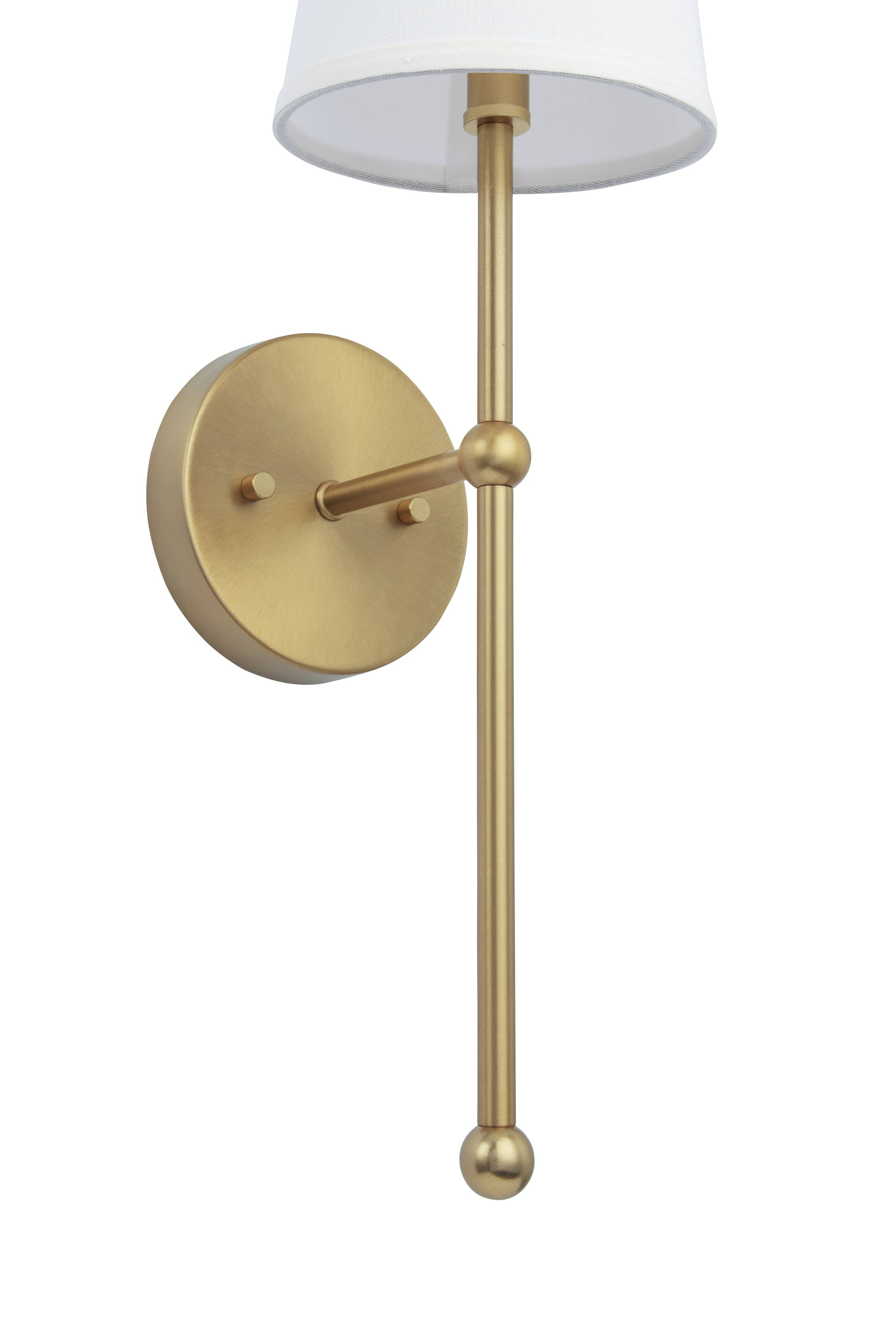 Finley Satin Gold Dimmable Wall Sconce