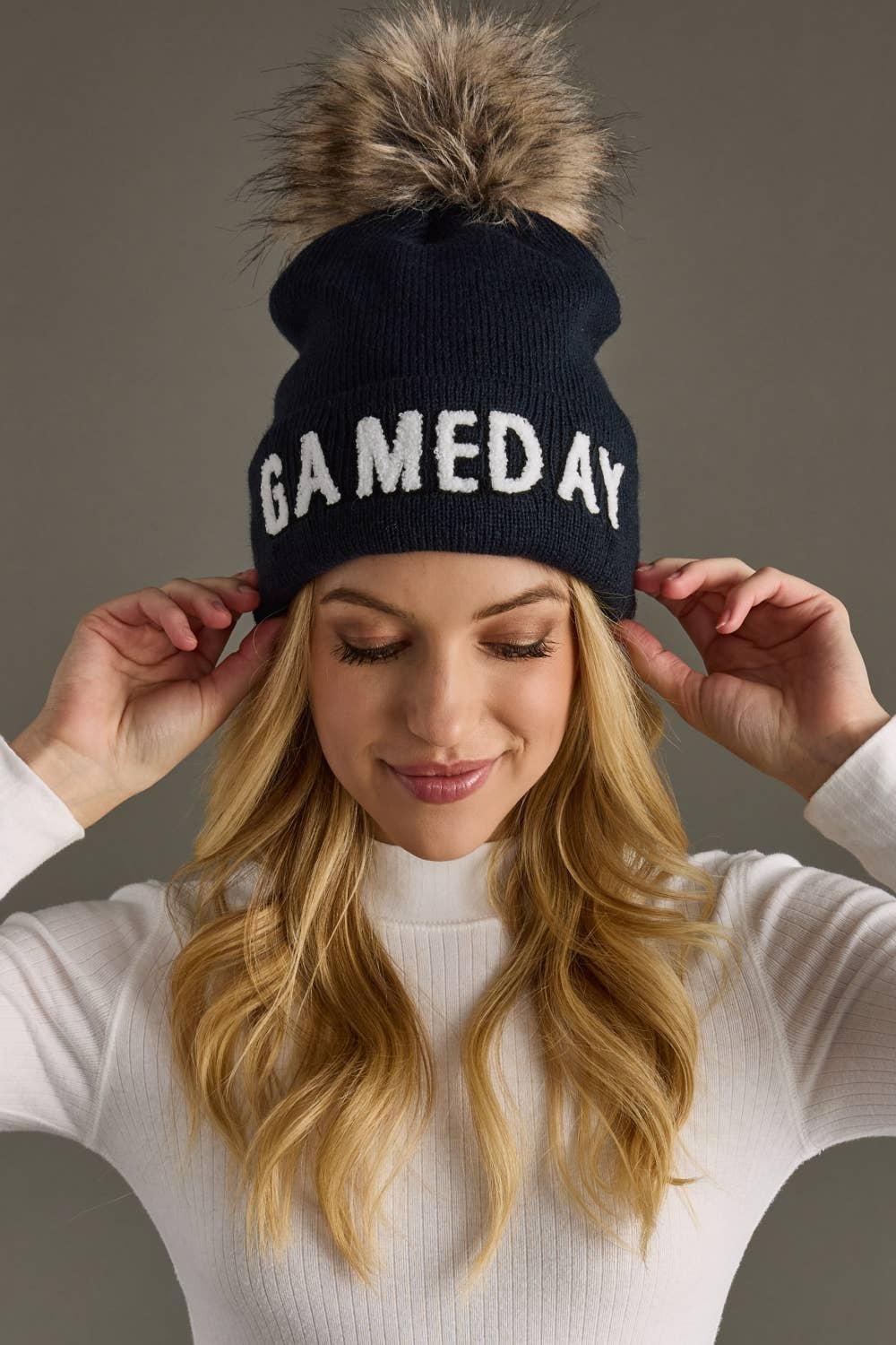 Game Day Pom Beanie