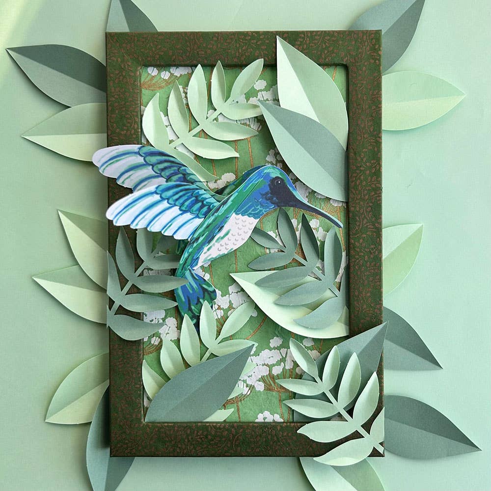 Hummingbirds Paper Craft Kit
