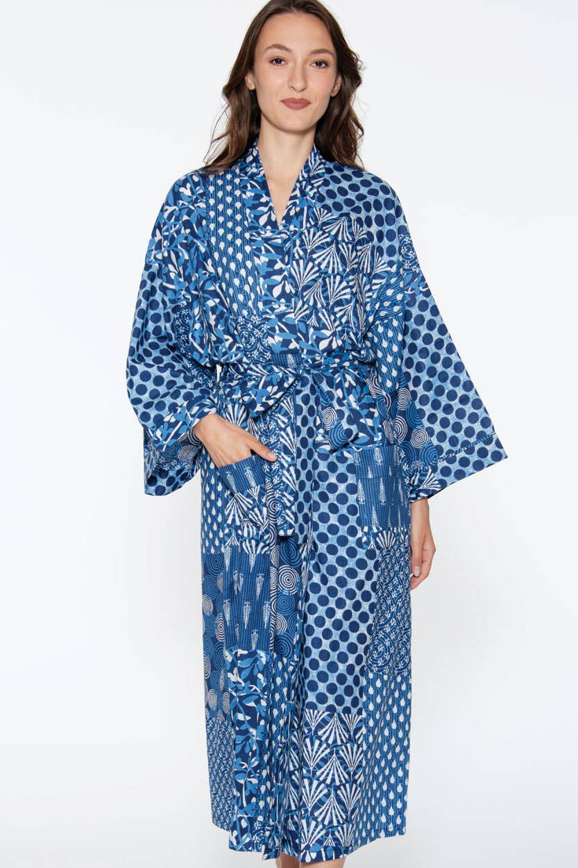 The Botanical Bliss Cotton Robe