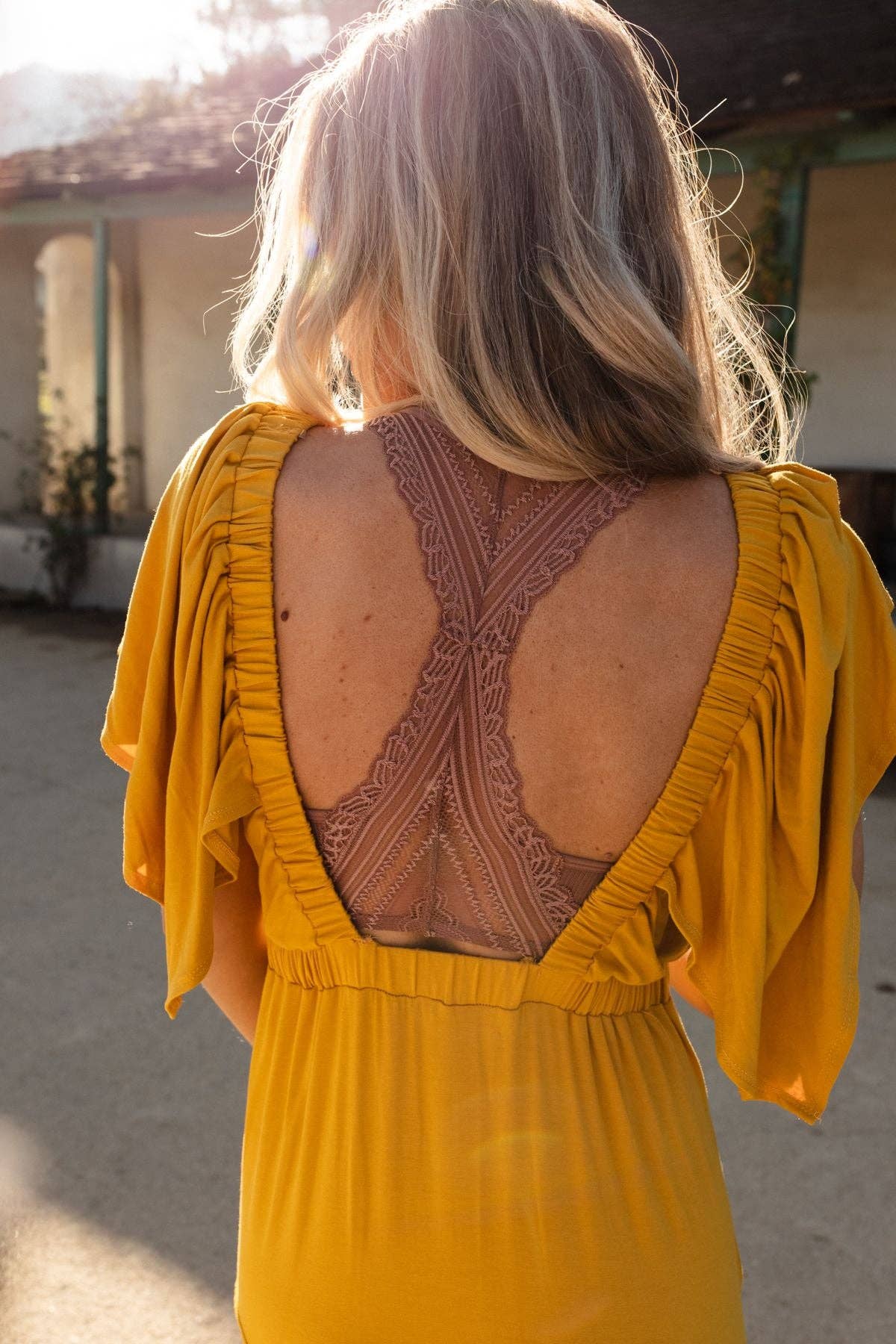 Seamless Lace Racerback Bralette