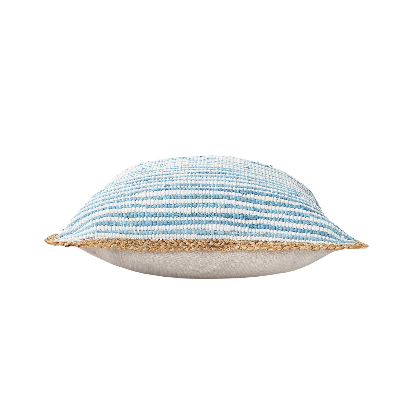 Jute Bordered Throw Pillow