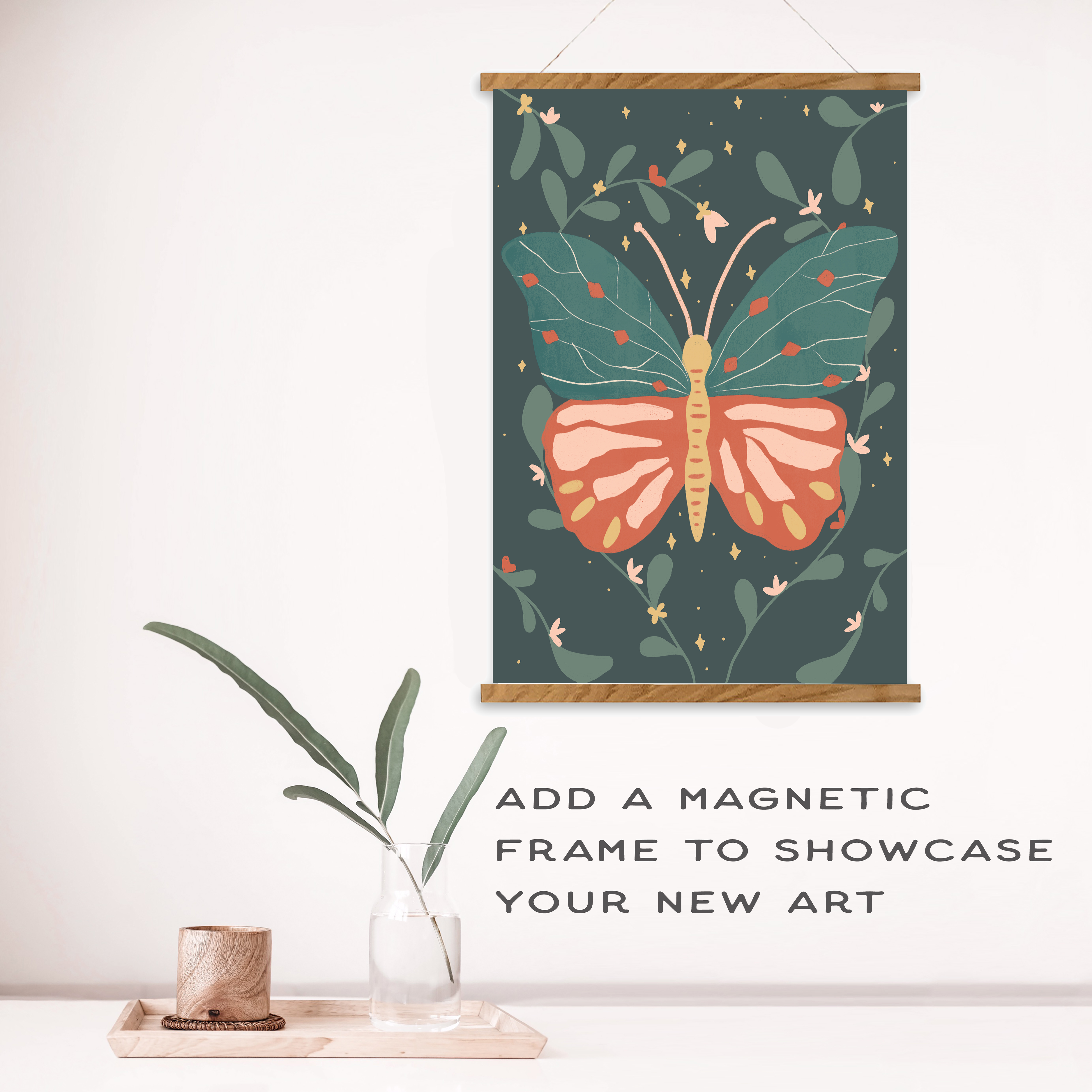 Night Butterfly Art Paint by Number Kit