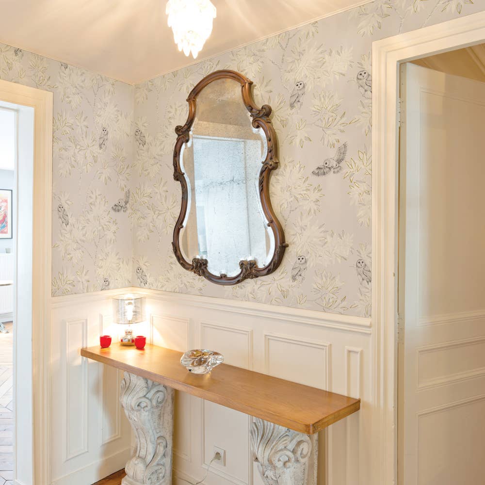 Parliament Natural Beige Non-Pasted Wallpaper, 56 sq. ft.