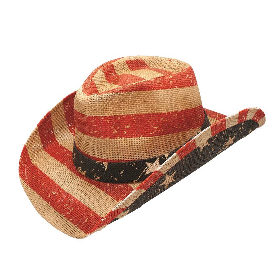 USA Patriotic Western Hat