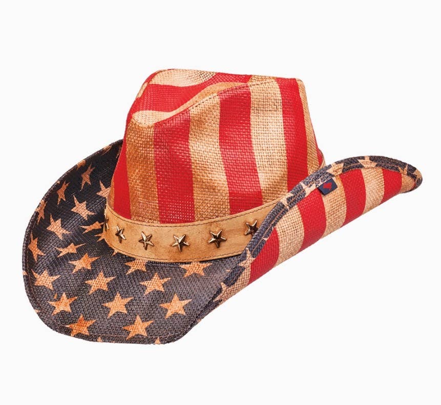 USA Patriotic Western Hat