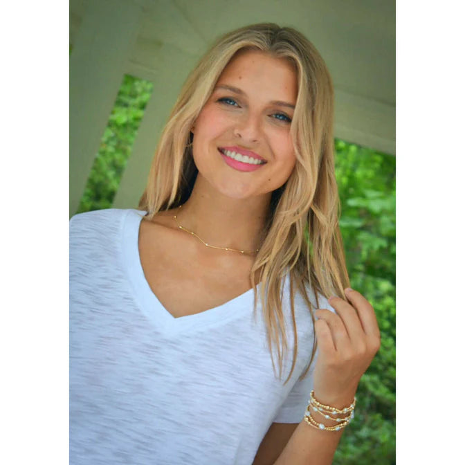 Vintage Low-Key V-Neck
