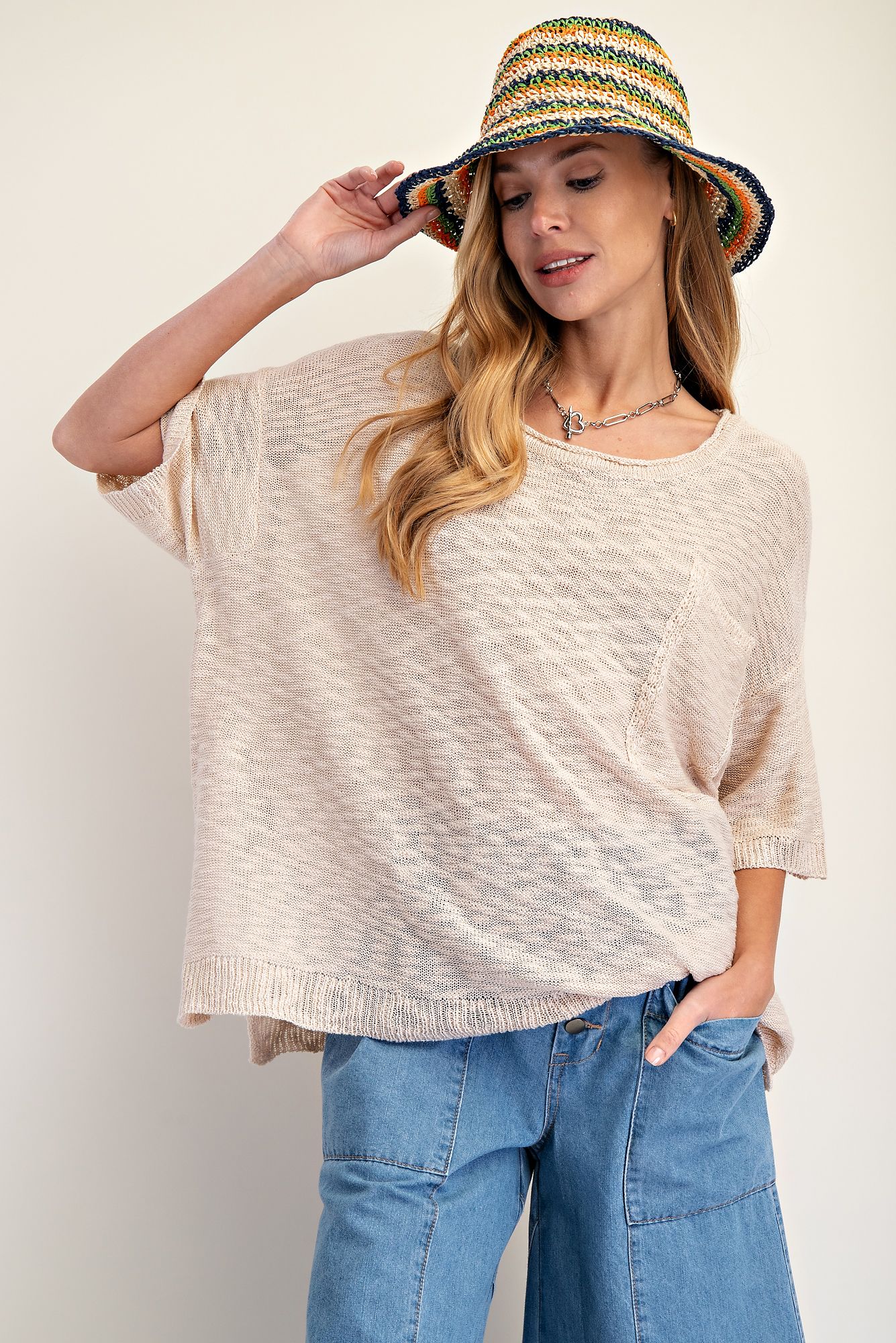 Loose Knit Sweater Tunic