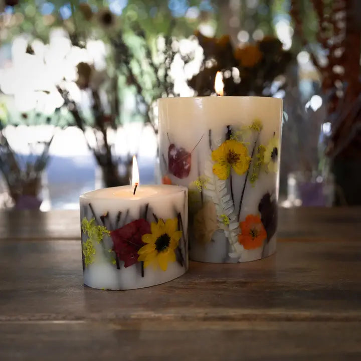 Petite Oval Botanical Candle - Honey Tobacco