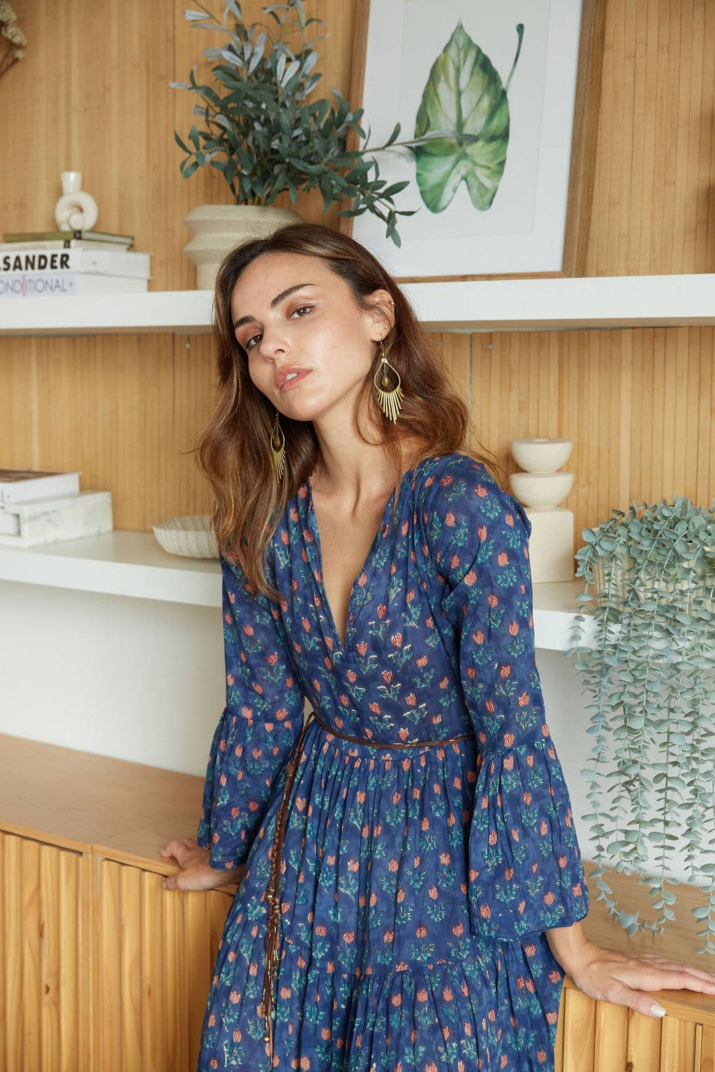 Block Printed Dress (Zahava)