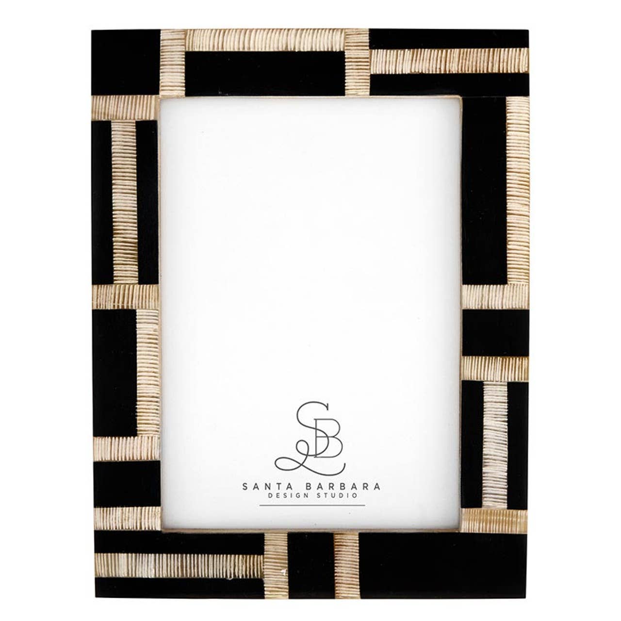 Horn Photo Frame – Patterned (5" x 7")