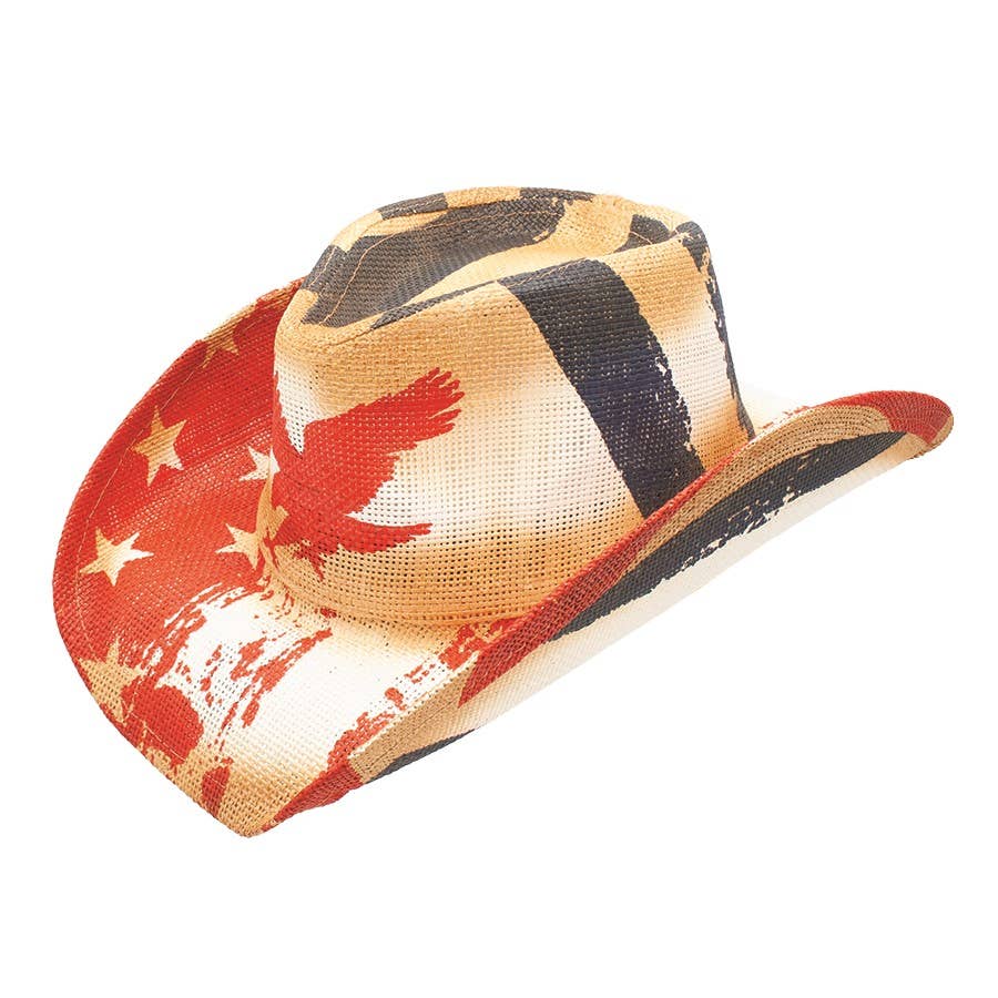 USA Patriotic Western Hat