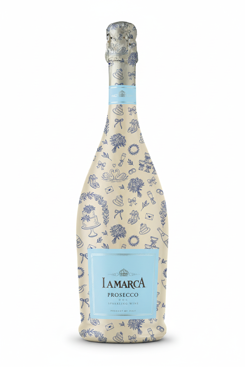 Blue Wedding Toile- Prosecco Collection