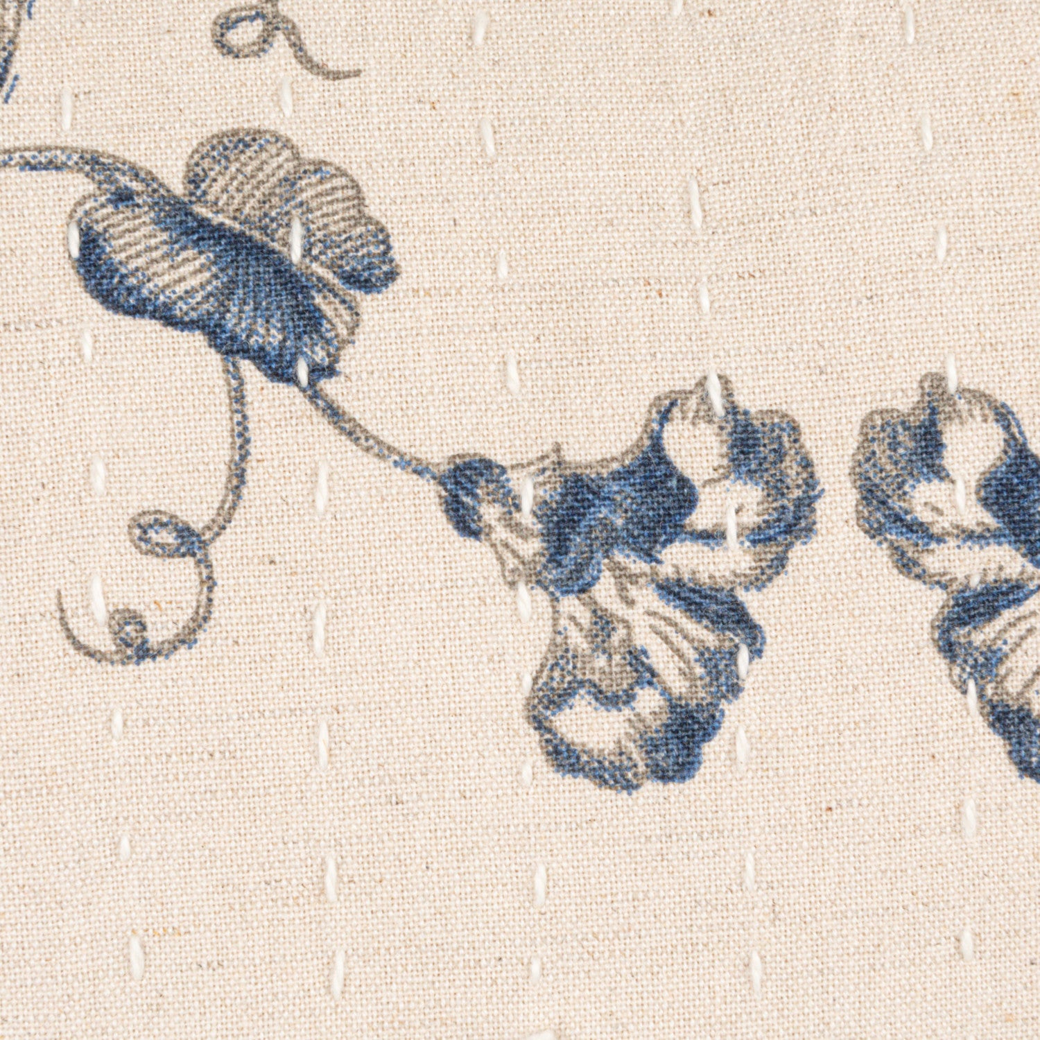 18" Square Cotton & Linen Printed Pillow